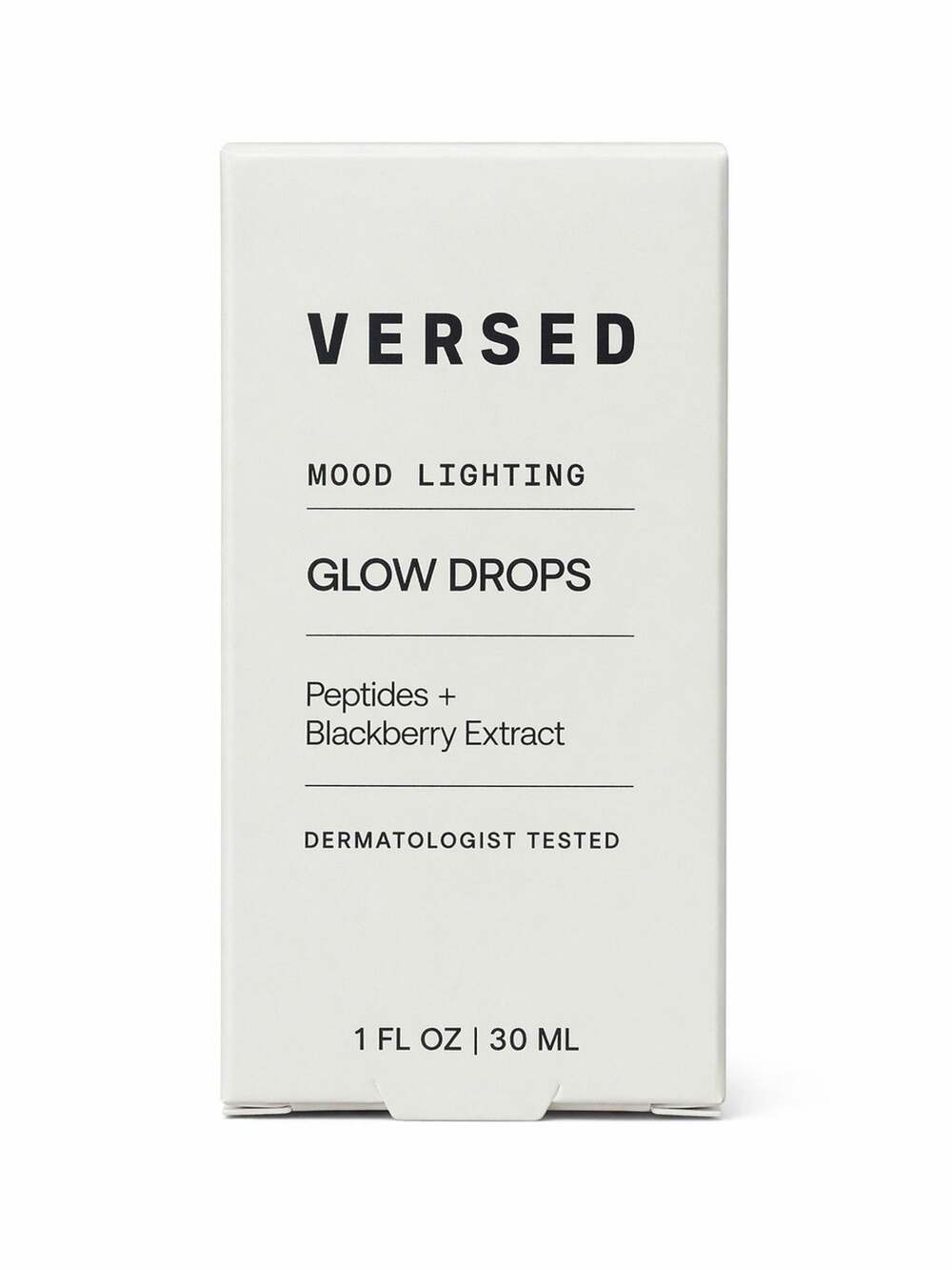 Versed Mood Lighting Luminizing Glow Drops - Sheer Bronzed 1 fl oz New